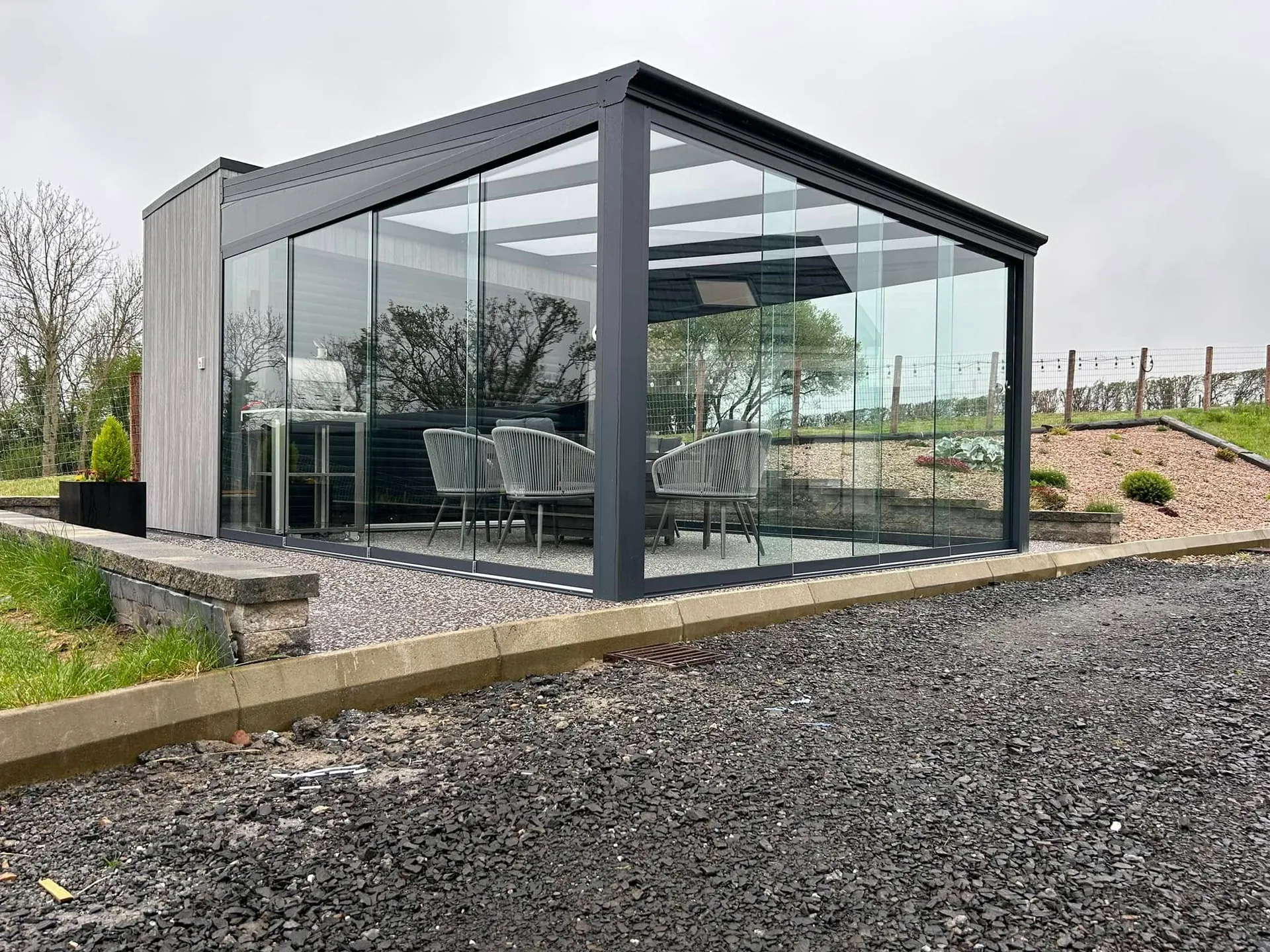 Contemporary Glass Room